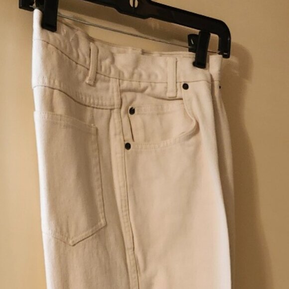 Great Land Womens Off White Jeans oze 12 - Picture 4 of 6